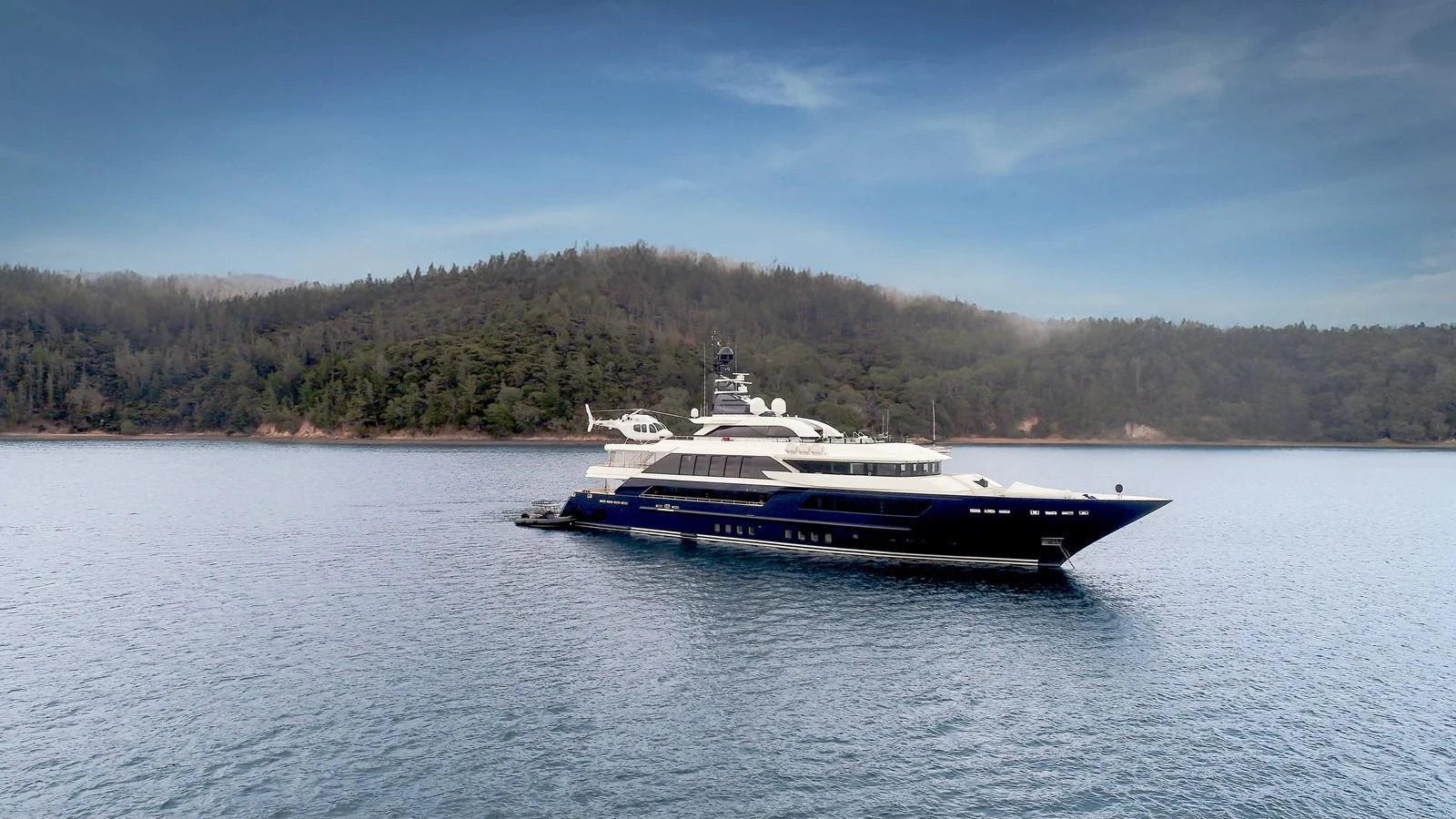 a boat on the water aboard ODYSSEY Yacht for Sale