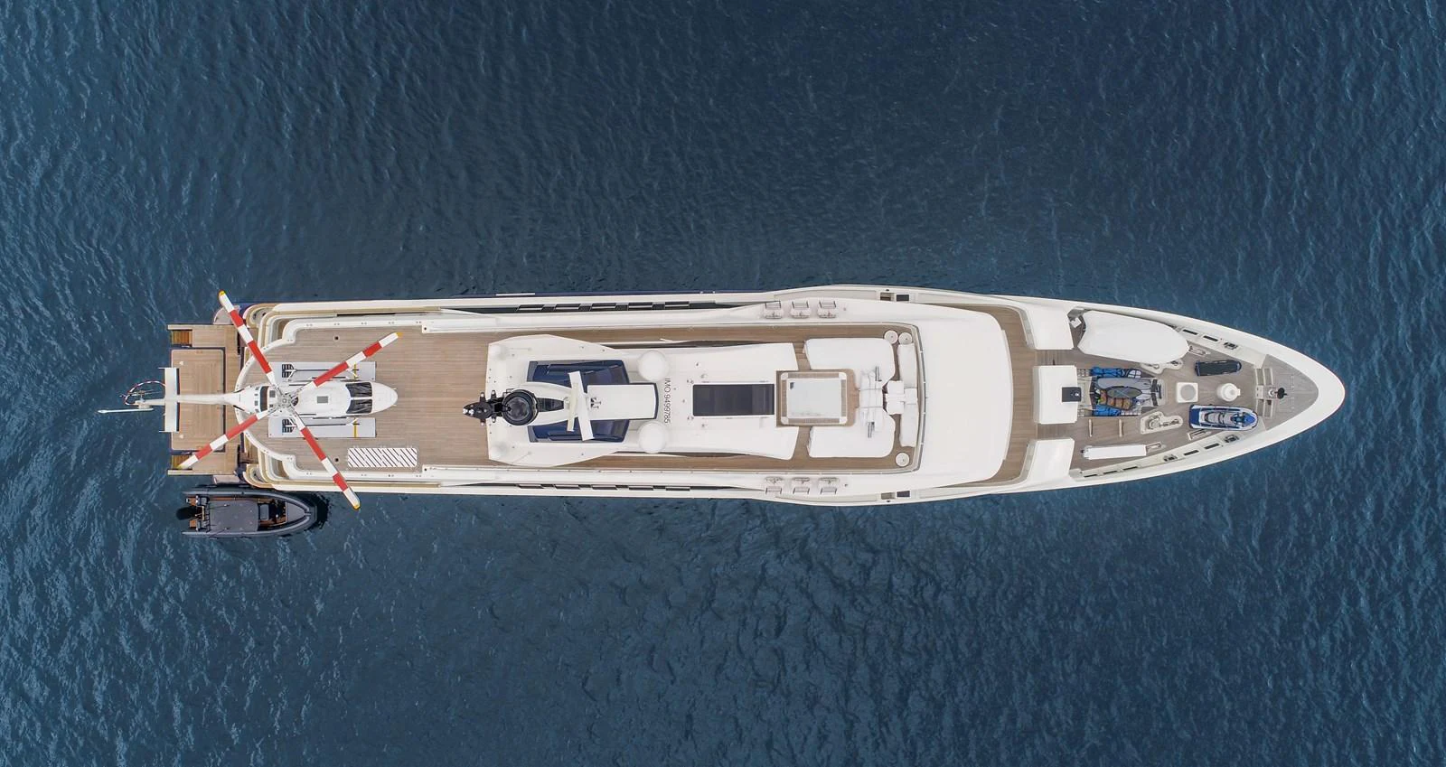 a space ship on the water aboard ODYSSEY Yacht for Sale