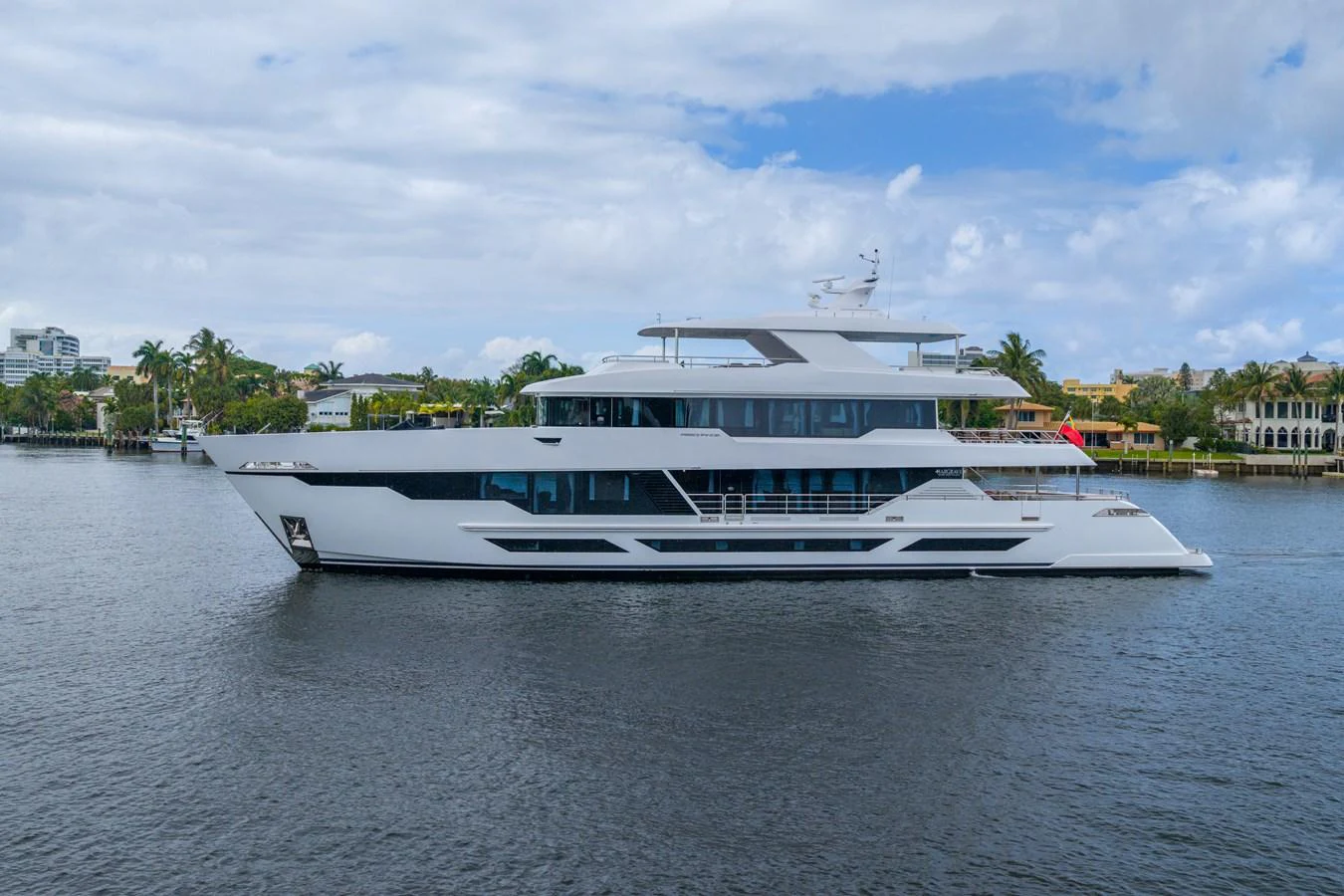 a boat on the water aboard RESONANCE Yacht for Sale