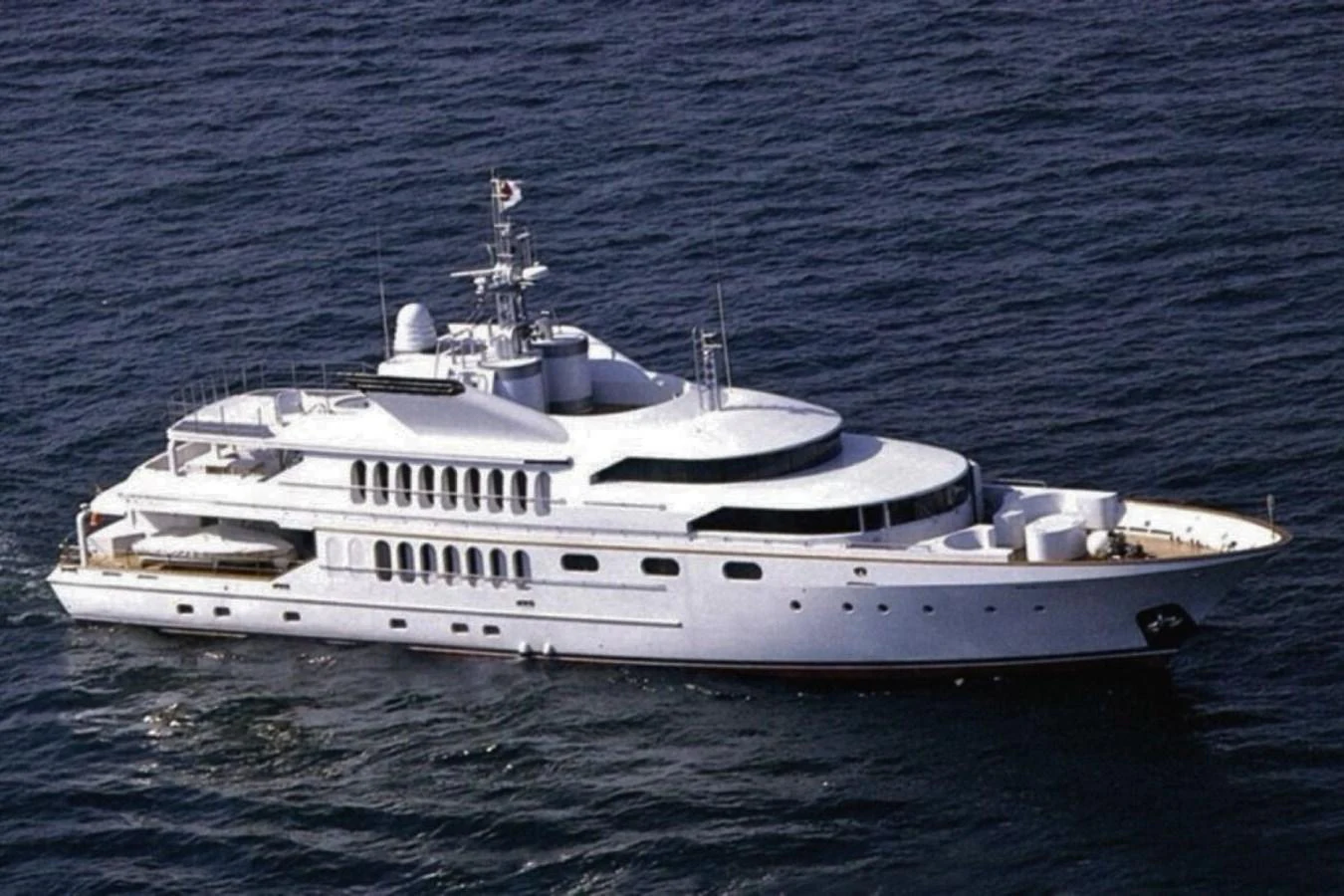 a white yacht in the water aboard ALL STAR 1 Yacht for Sale