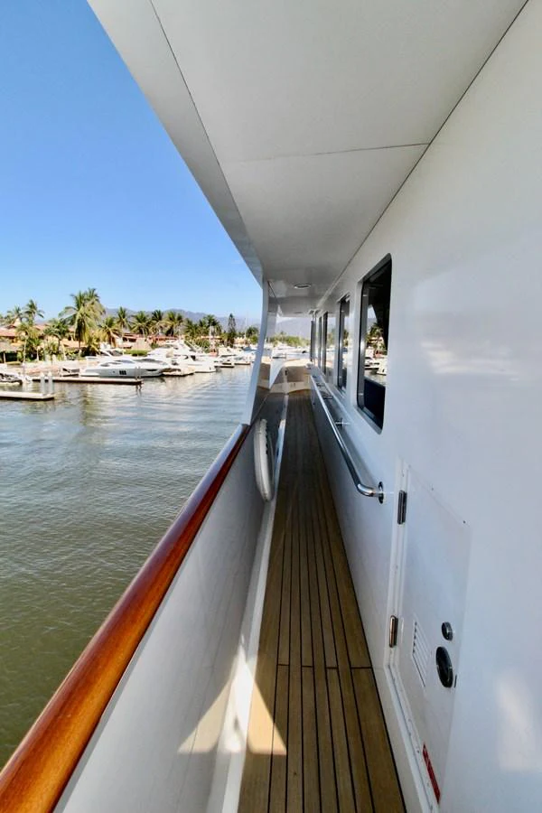 a boat on the water aboard MAVERICK Yacht for Sale