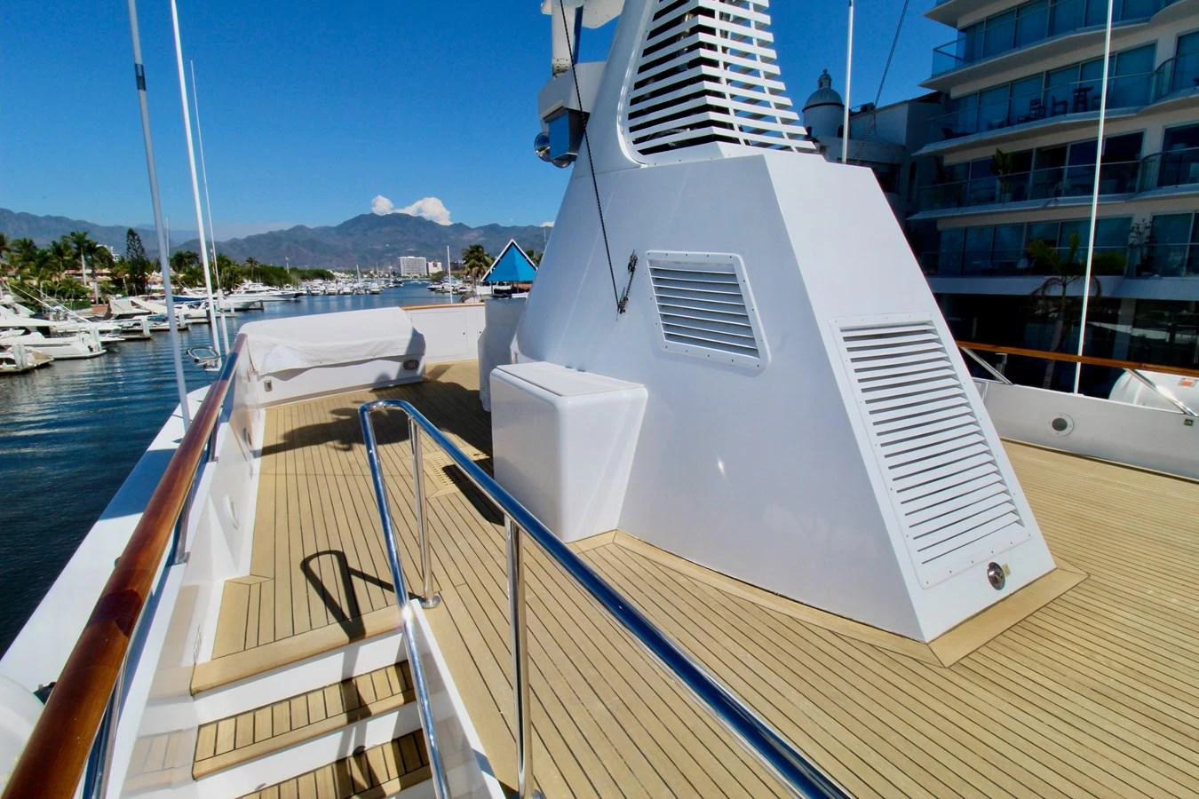 a boat in the water aboard MAVERICK Yacht for Sale