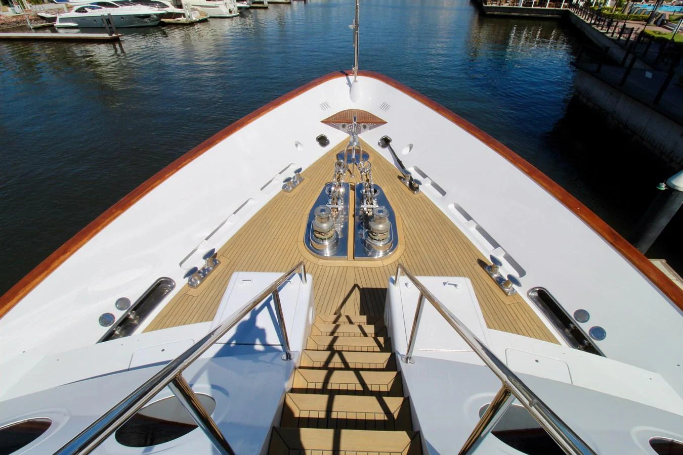 a boat on the water aboard MAVERICK Yacht for Sale