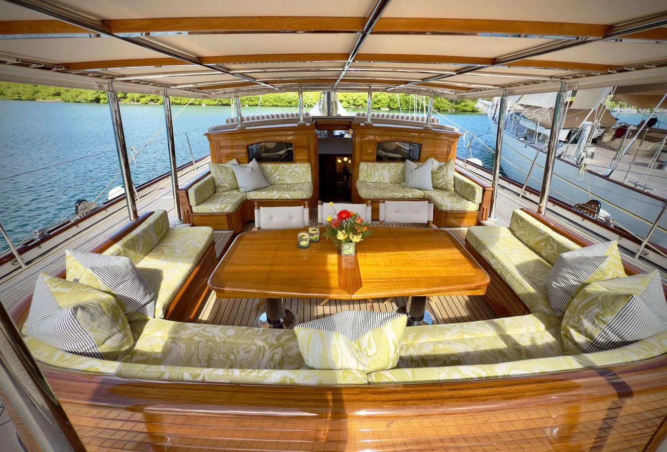 a boat on the water aboard NAMUUN Yacht for Sale