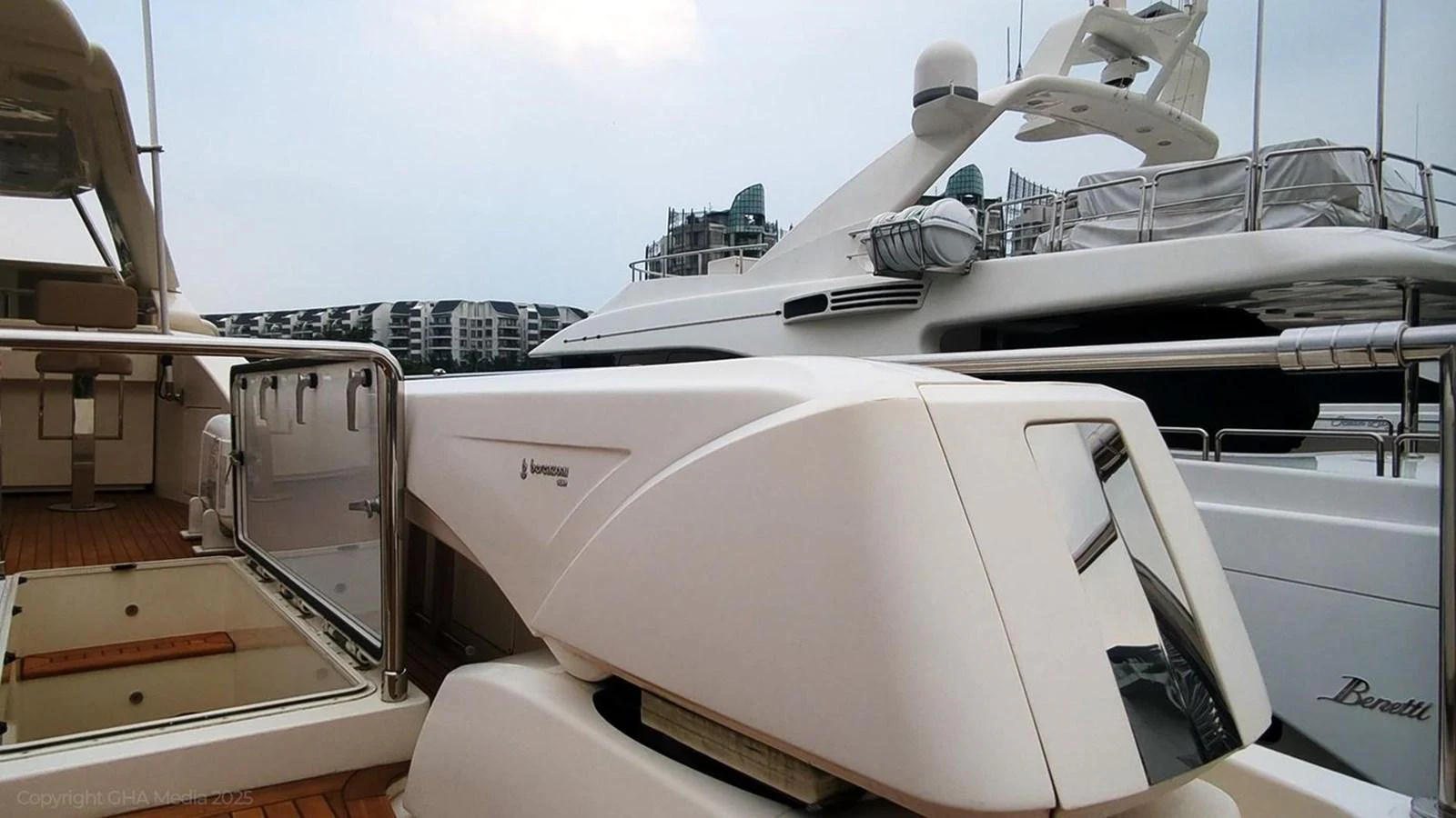 a boat on the water aboard OXYGEN Yacht for Sale