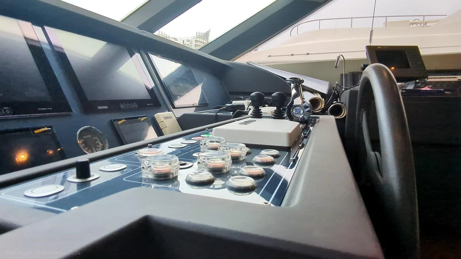a machine on the counter aboard OXYGEN Yacht for Sale