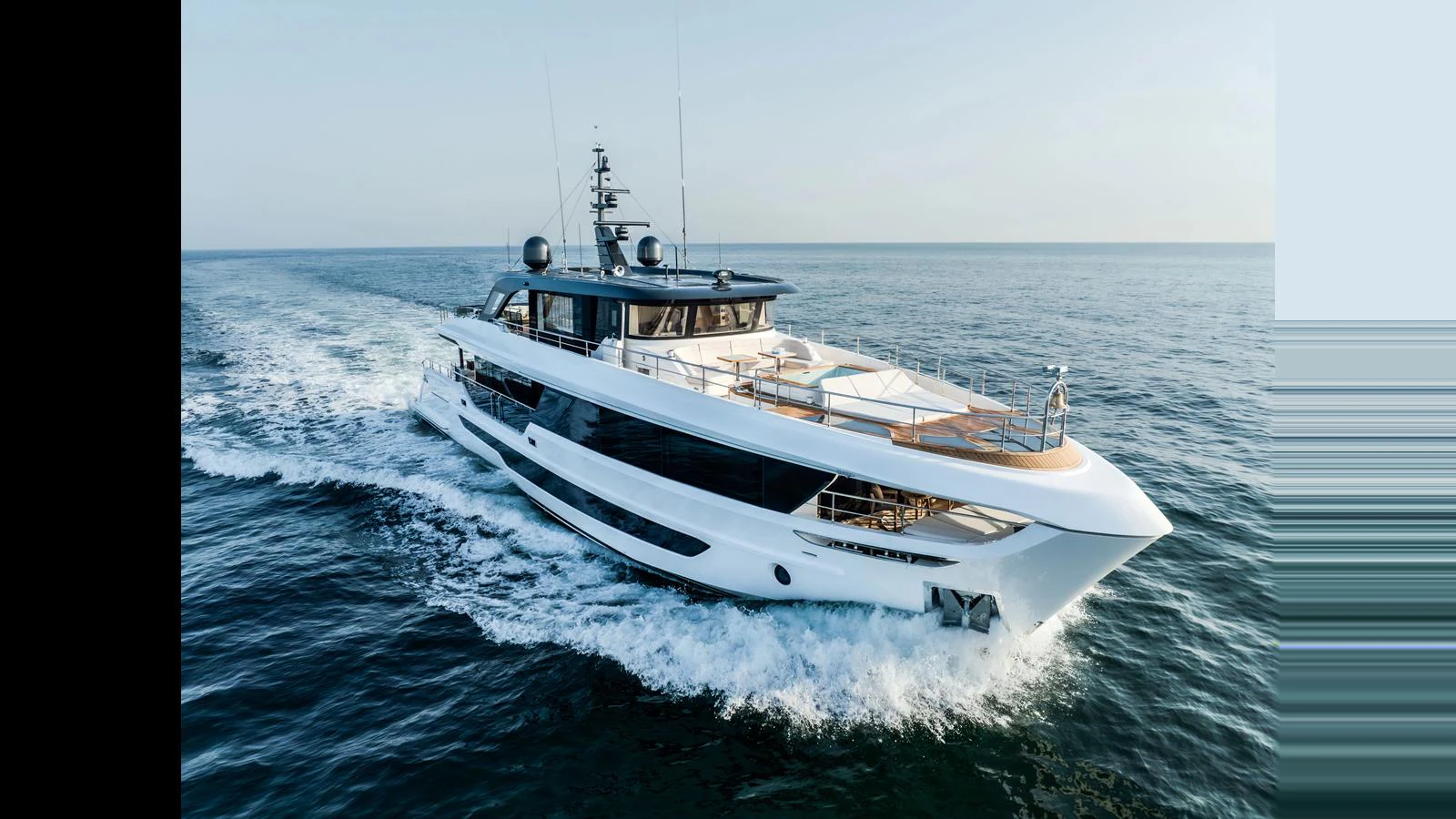 a boat on the water aboard 100 TERRACE Yacht for Sale