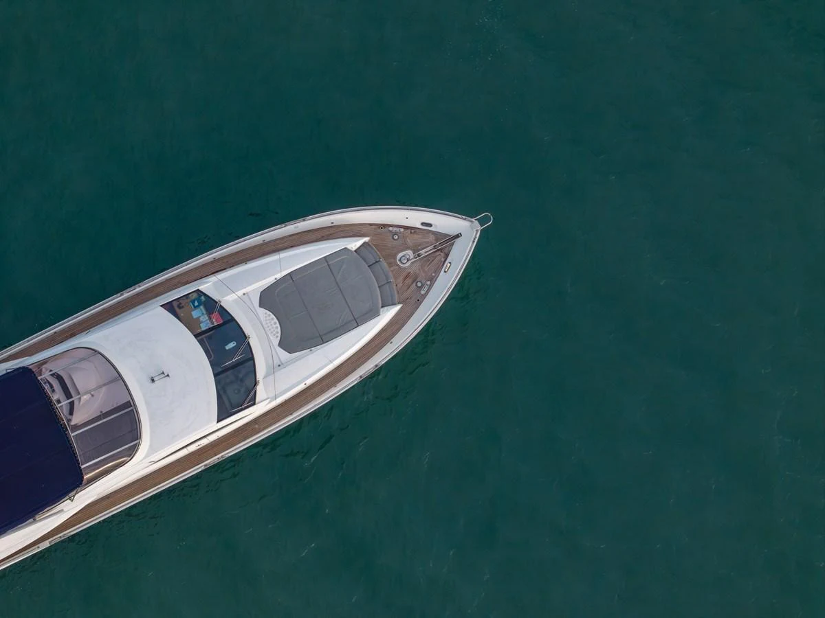 a boat in the water aboard MAJOR AFFAIR Yacht for Sale