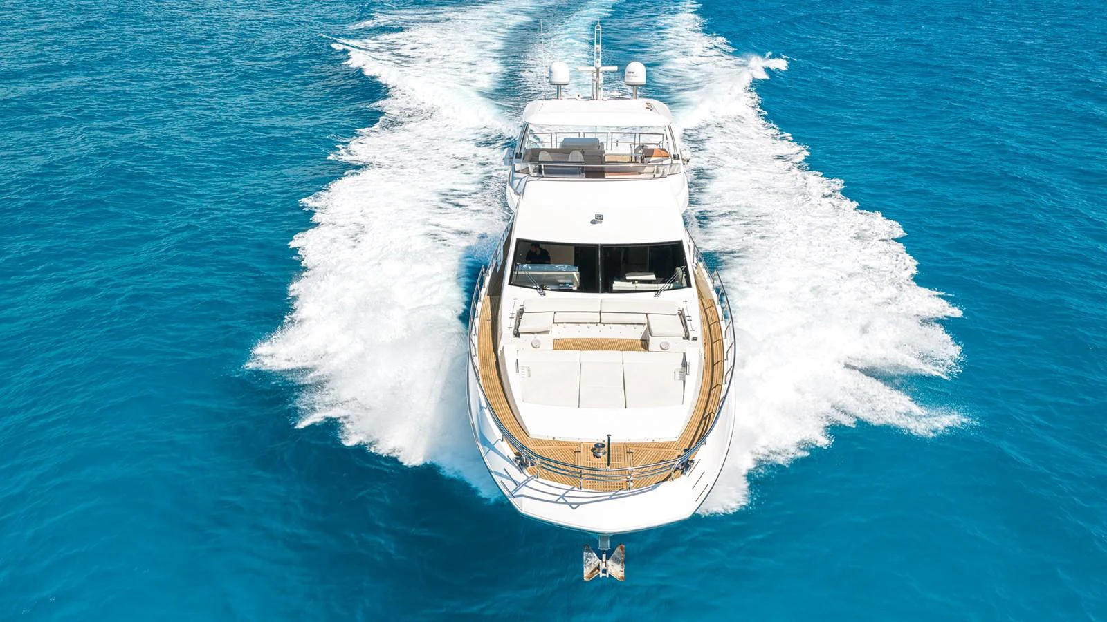 a boat on the water aboard SABI Yacht for Sale