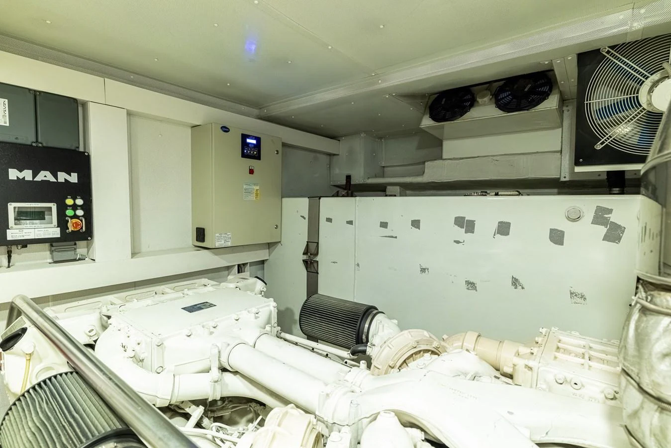 a room with medical equipment aboard SABI Yacht for Sale
