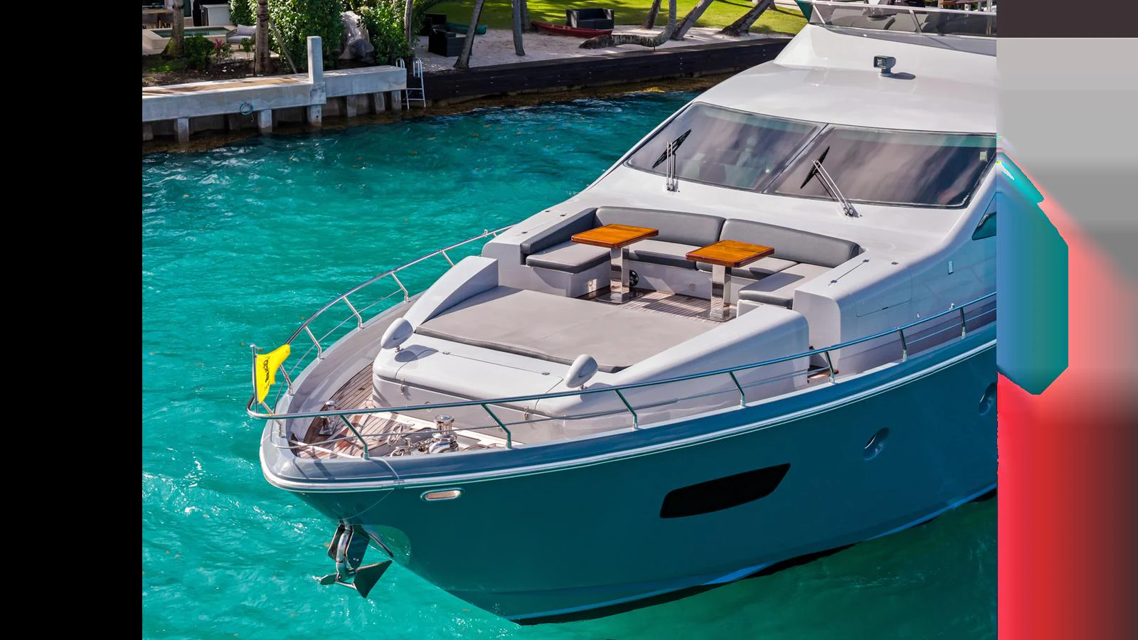 a boat on the water aboard KNOT WOKE Yacht for Sale