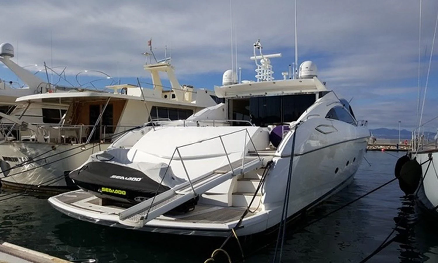 a couple of boats docked aboard ESY Yacht for Sale