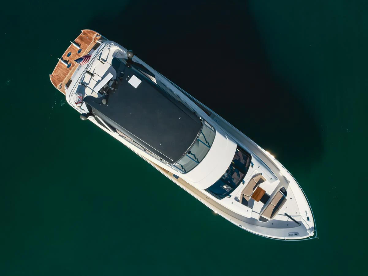 a satellite in space aboard FINE SEAS-ONINGS Yacht for Sale