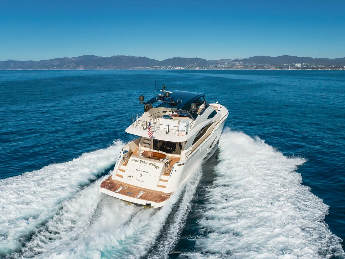 a boat on the water aboard FINE SEAS-ONINGS Yacht for Sale