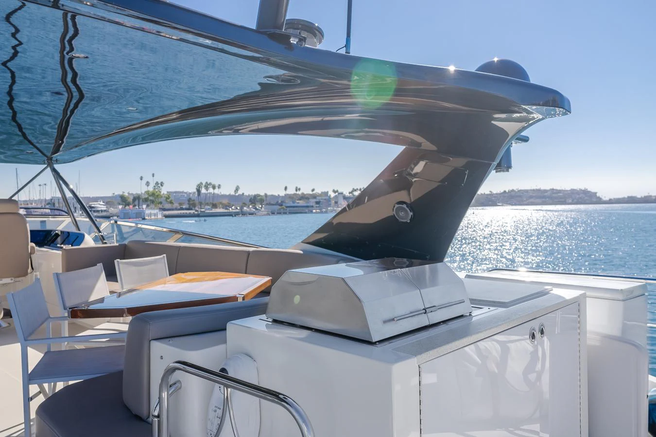 a boat with a large propeller aboard FINE SEAS-ONINGS Yacht for Sale