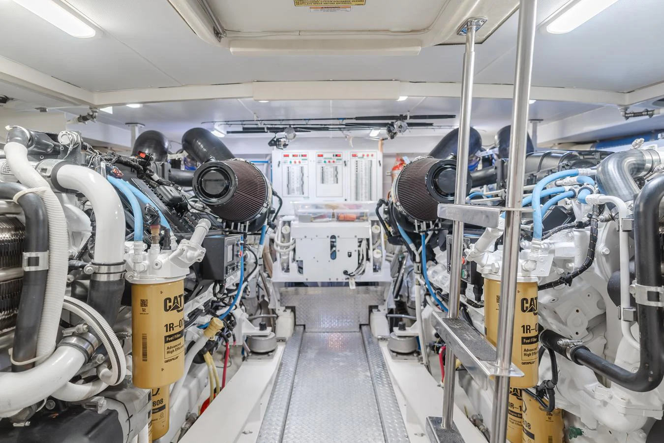 a room with several machines aboard FINE SEAS-ONINGS Yacht for Sale
