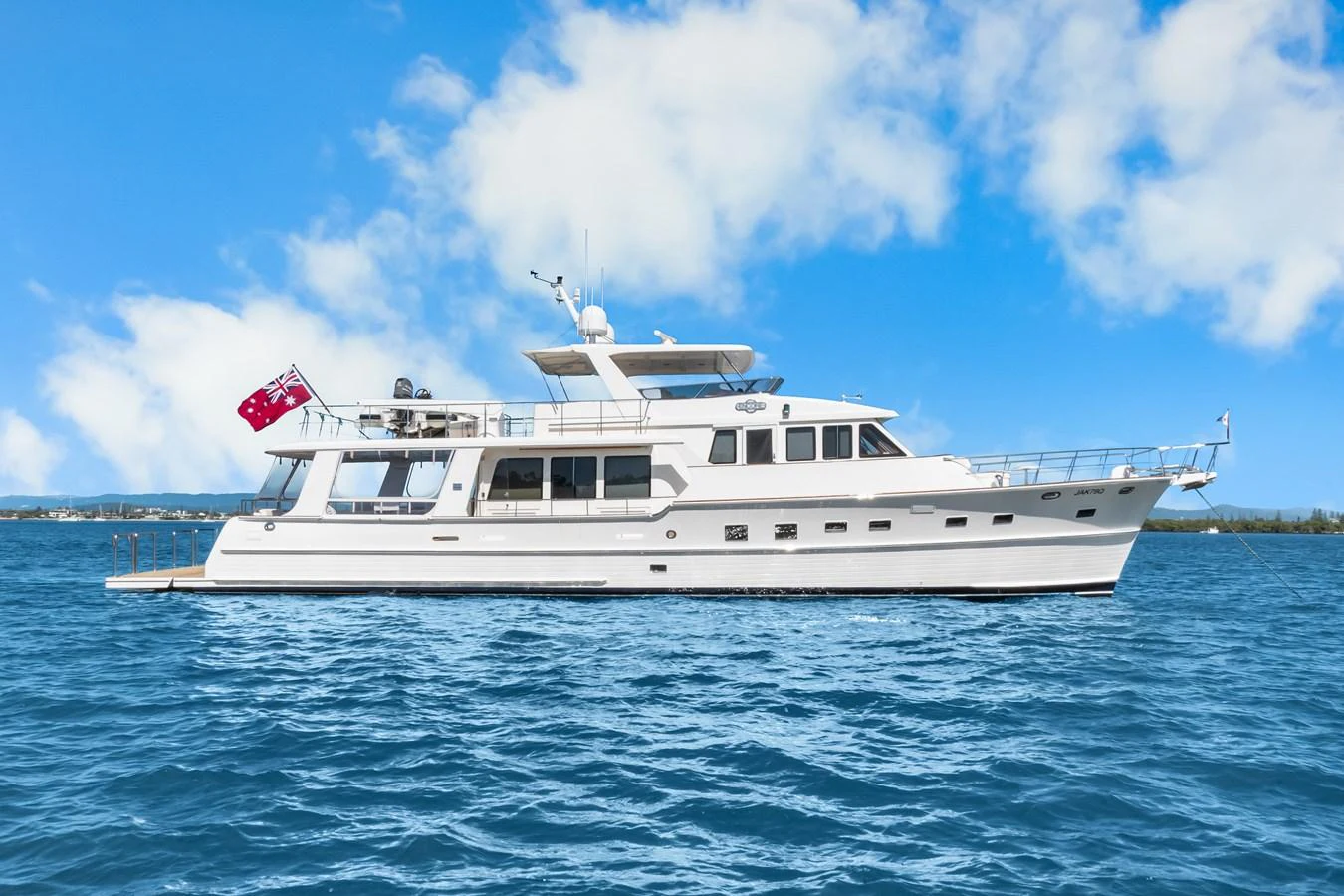 a boat on the water aboard ENCORE Yacht for Sale