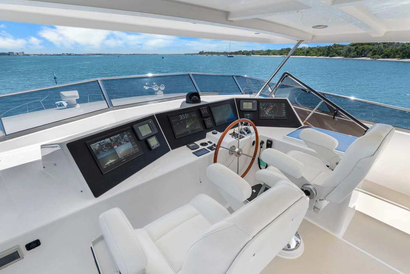 inside of a boat aboard ENCORE Yacht for Sale