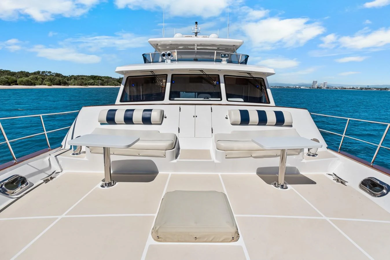 a boat on the water aboard ENCORE Yacht for Sale