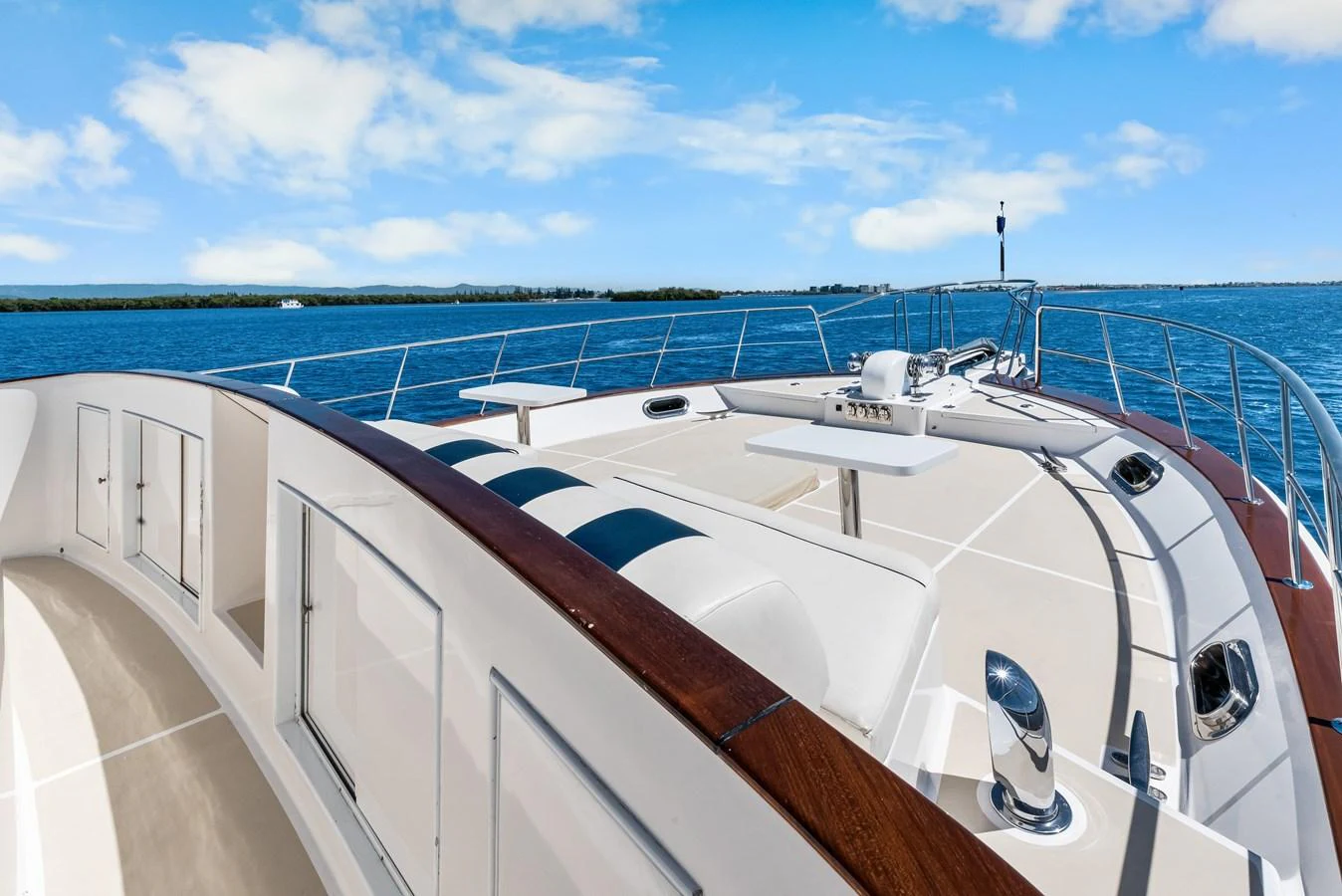 a boat on the water aboard ENCORE Yacht for Sale