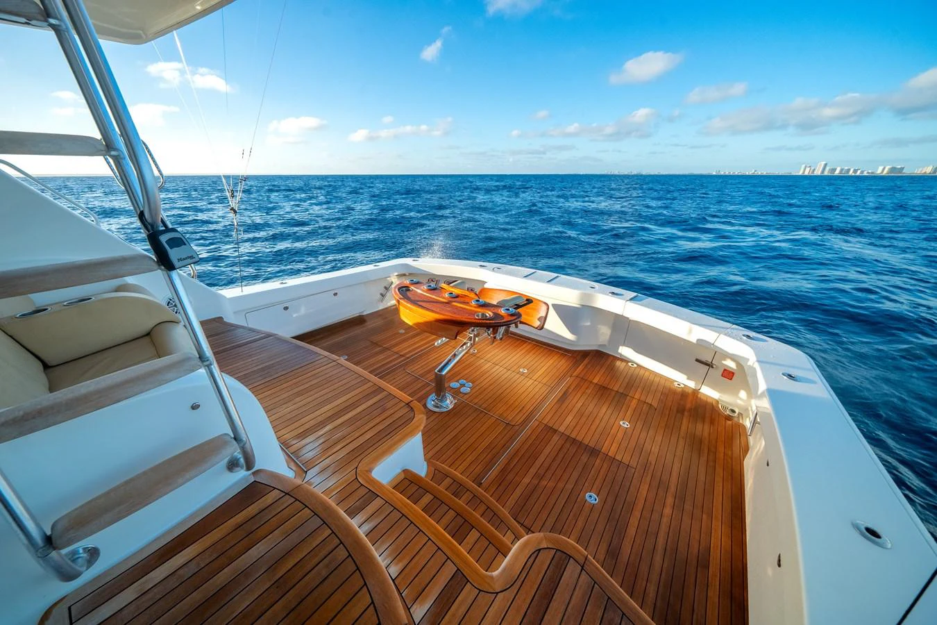 a boat on the water aboard EL JEFE Yacht for Sale