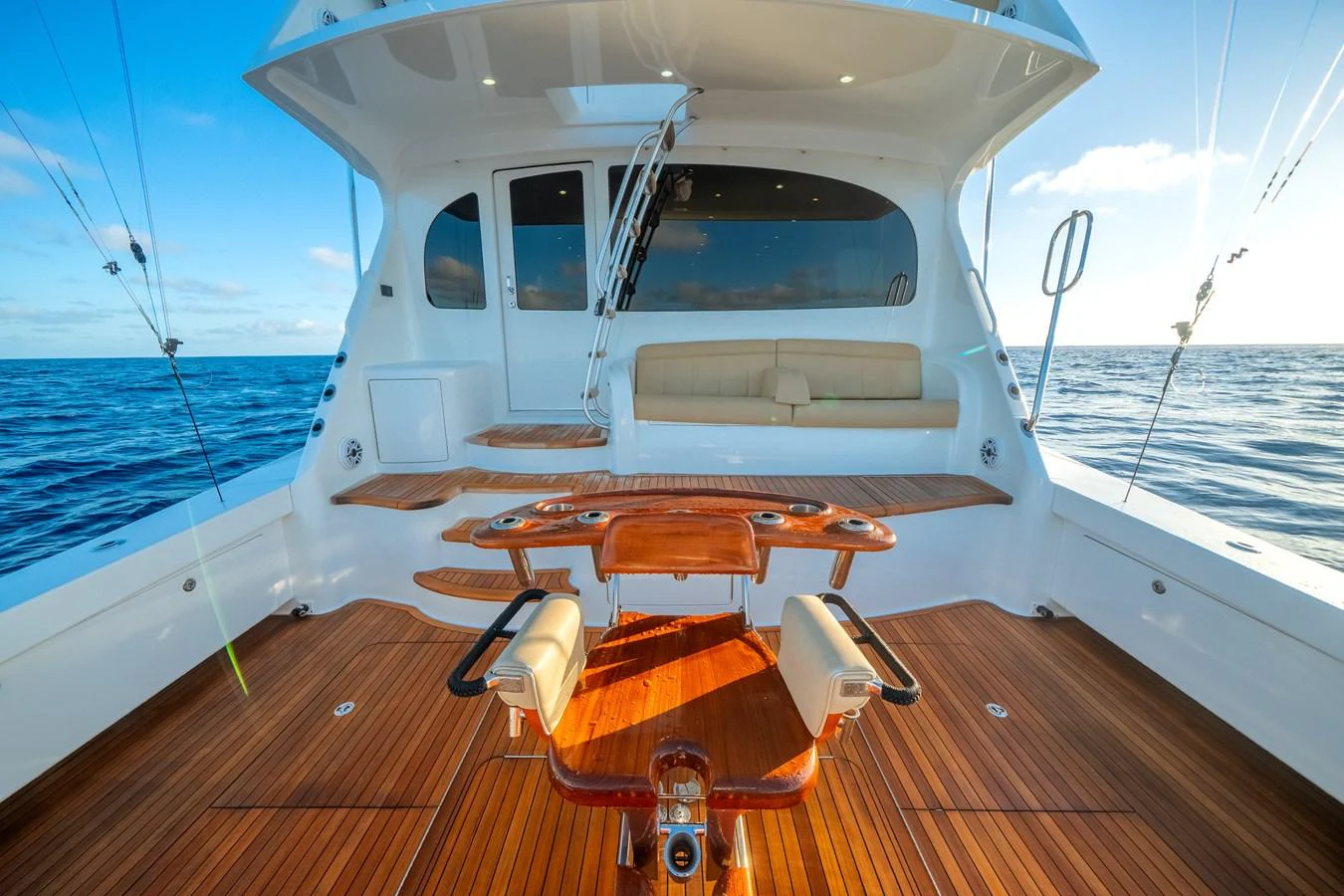a boat on the water aboard EL JEFE Yacht for Sale