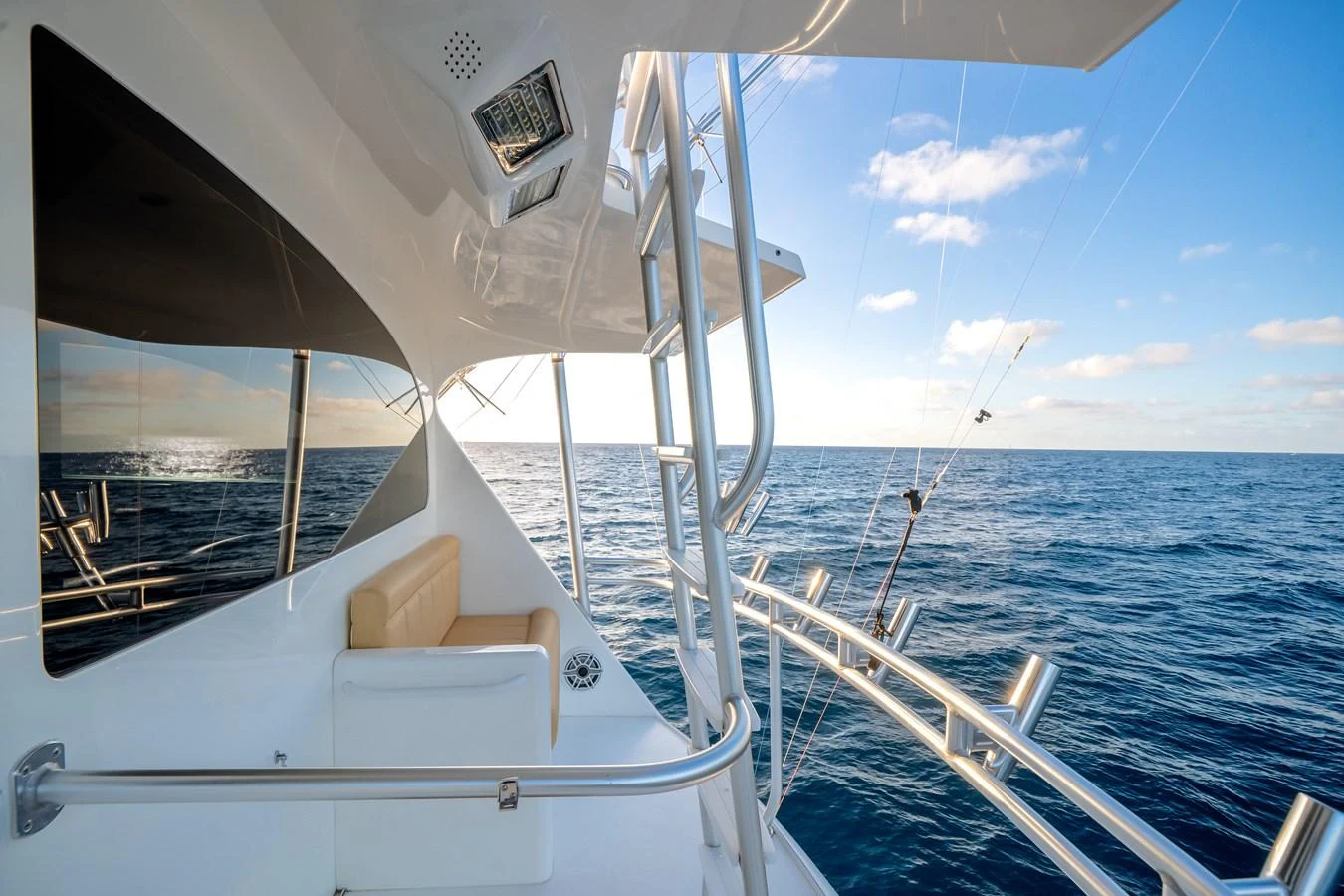 a boat on the water aboard EL JEFE Yacht for Sale