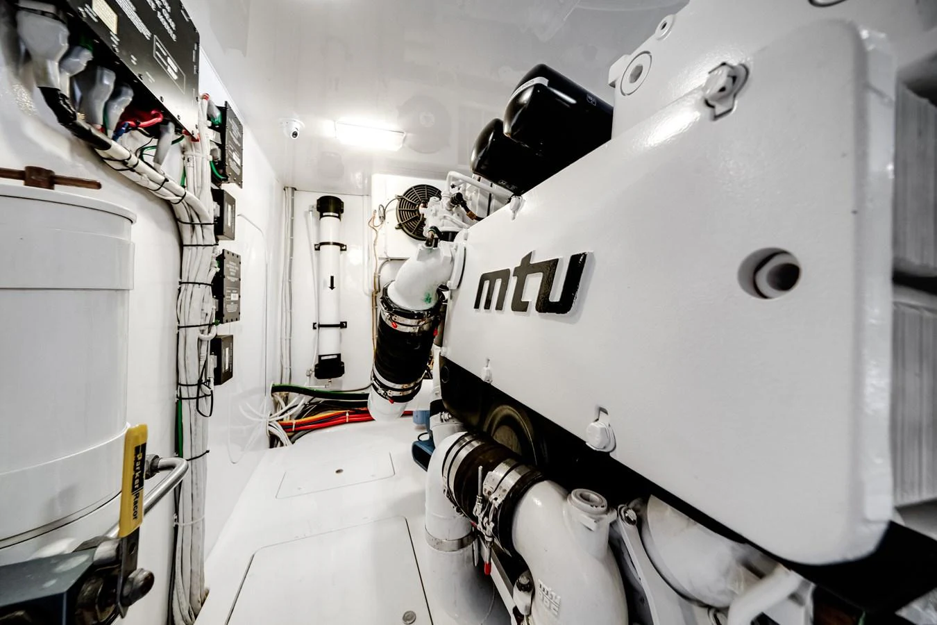 a space shuttle in a room aboard EL JEFE Yacht for Sale