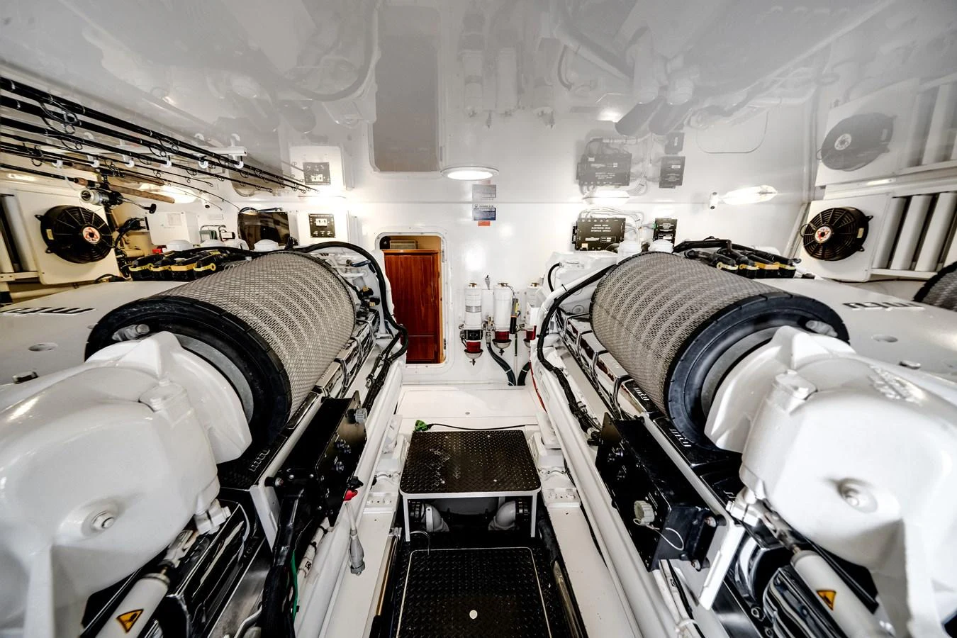 a room with a lot of equipment aboard EL JEFE Yacht for Sale