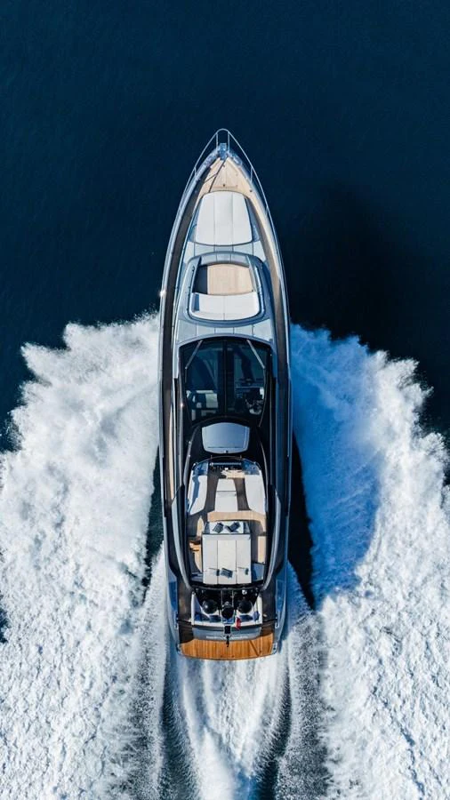a space shuttle taking off aboard SAMIRA Yacht for Sale