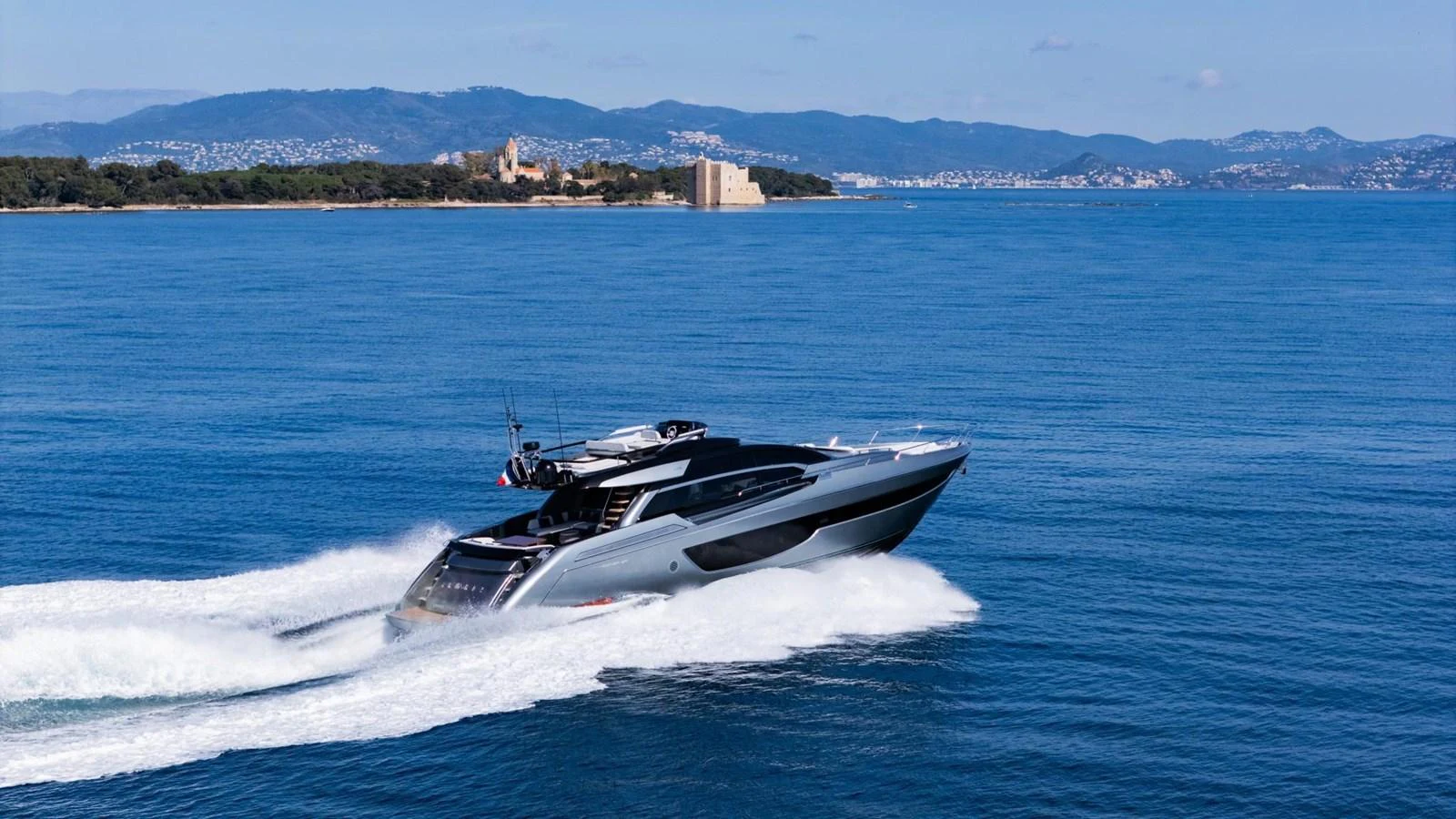 a boat on the water aboard SAMIRA Yacht for Sale