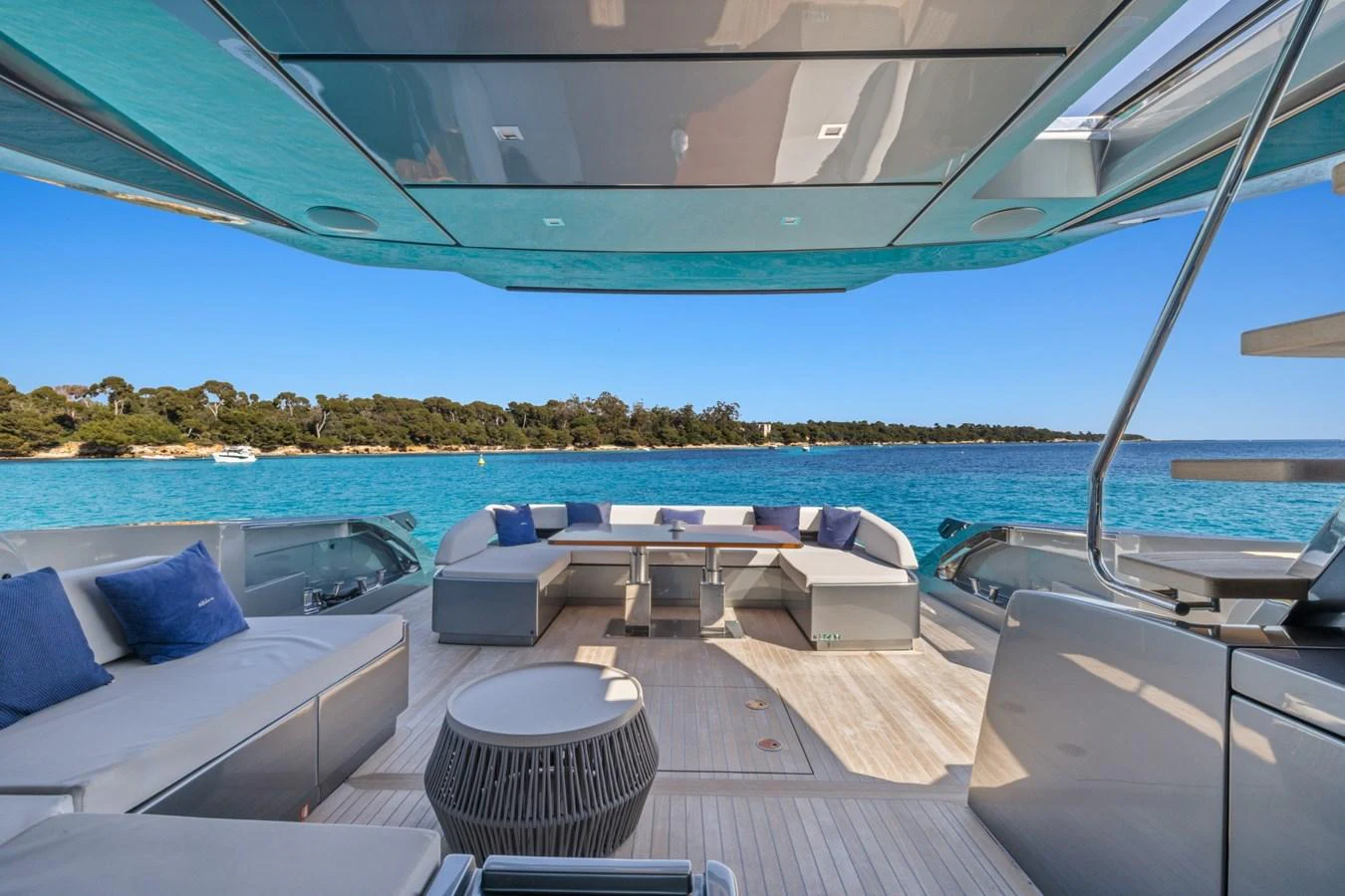 a boat on the water aboard SAMIRA Yacht for Sale
