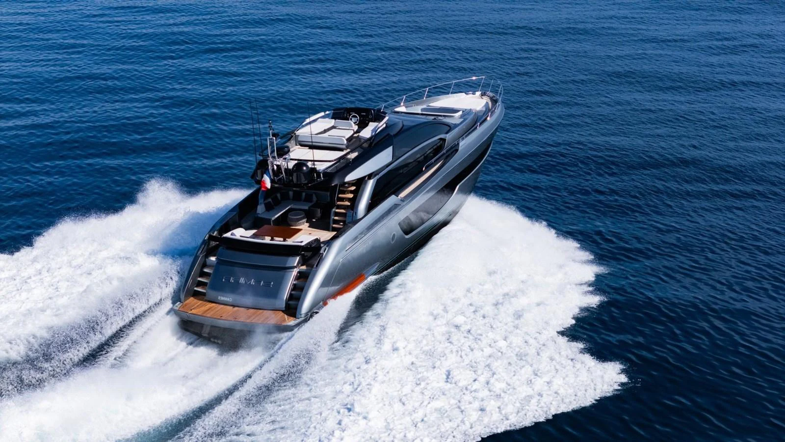 a boat on the water aboard SAMIRA Yacht for Sale