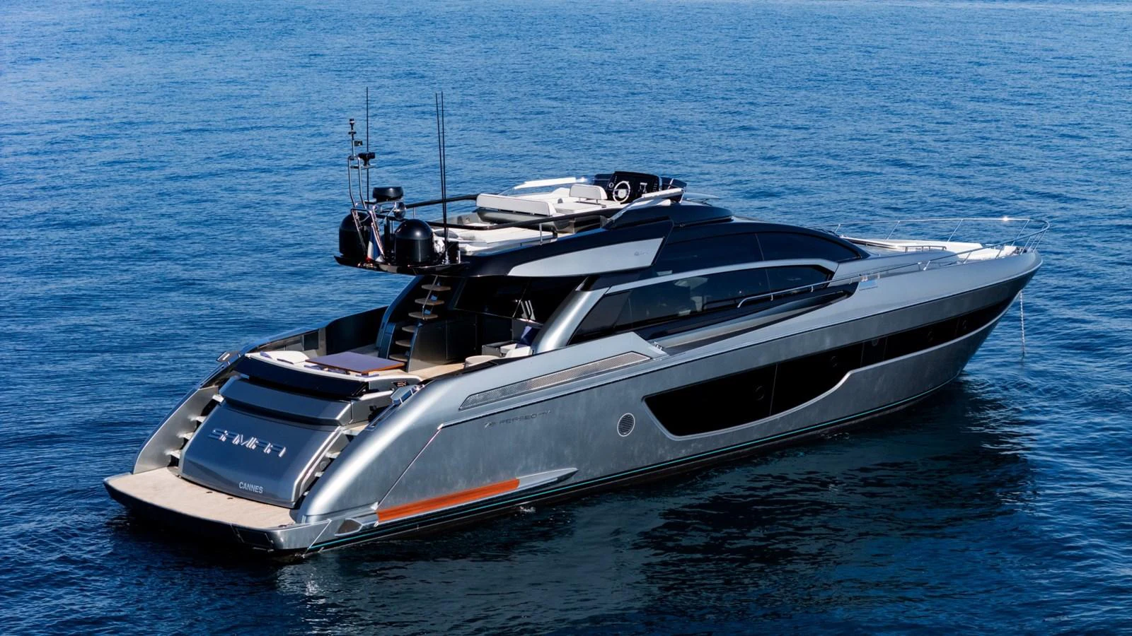 a boat on the water aboard SAMIRA Yacht for Sale