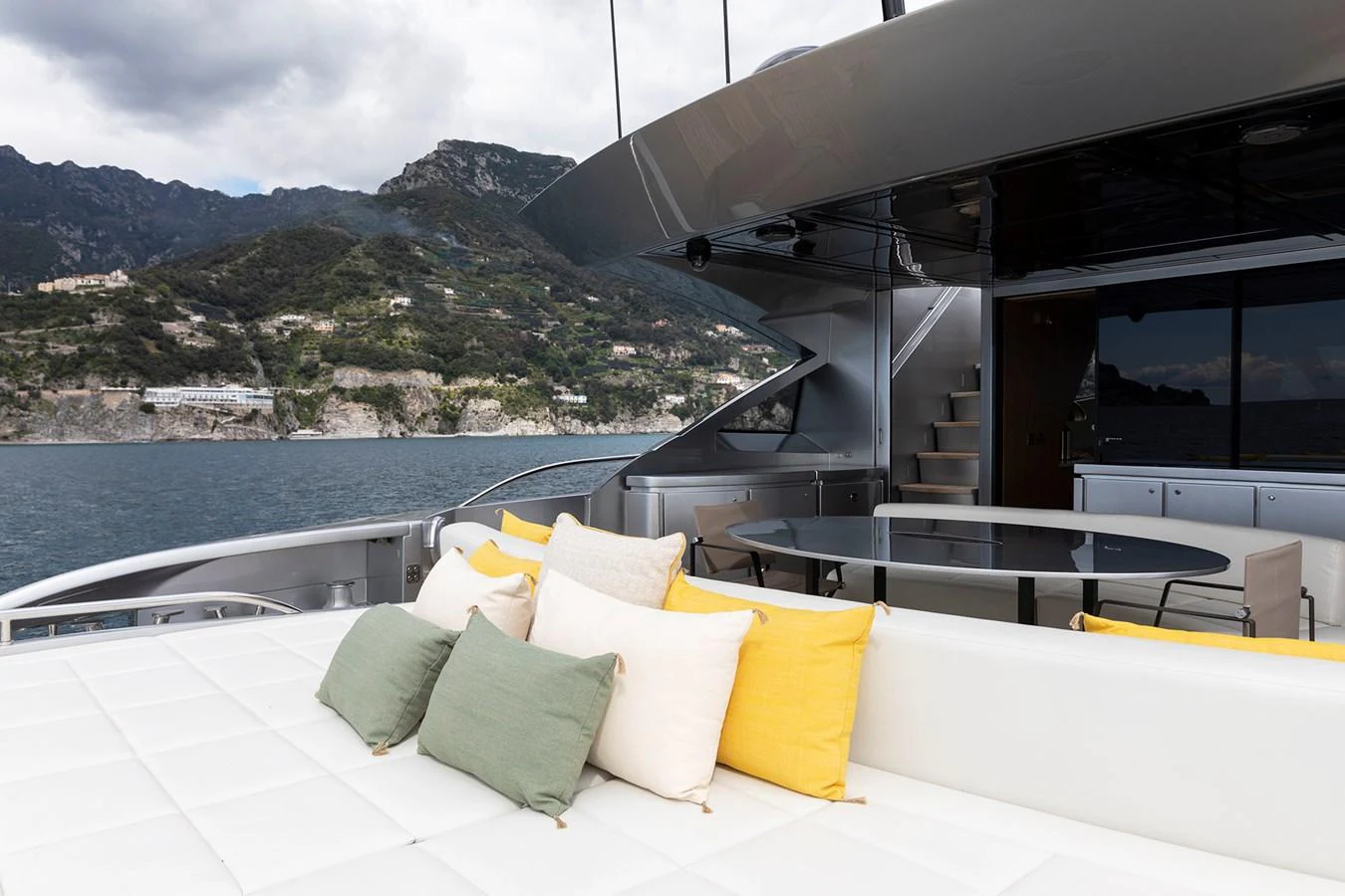 a boat on the water aboard GRACE Yacht for Sale
