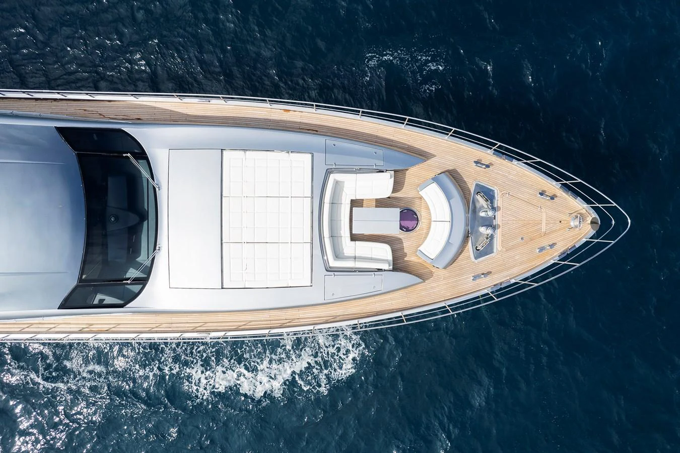 a white rectangular object with a window aboard GRACE Yacht for Sale
