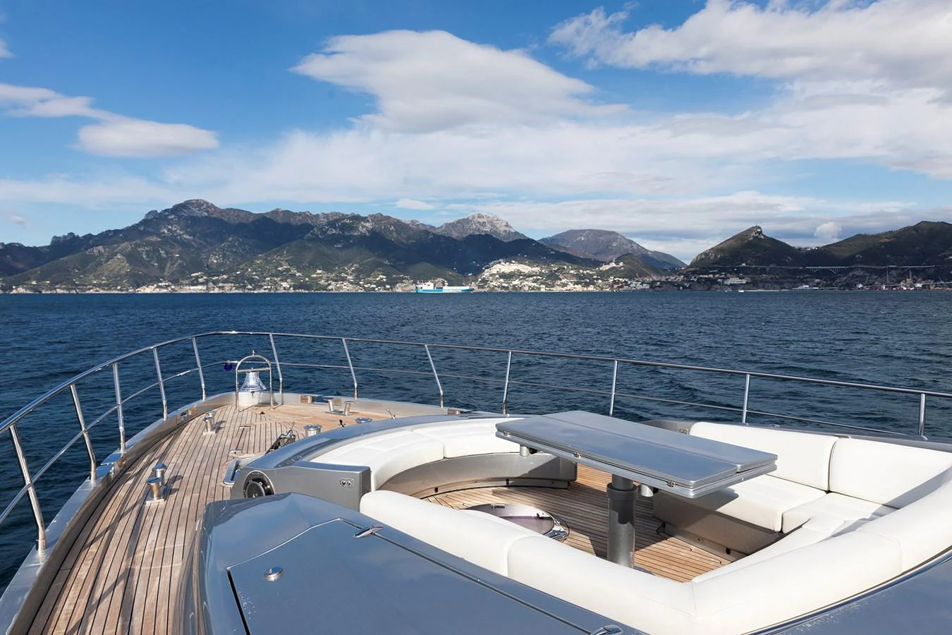 a boat on the water aboard GRACE Yacht for Sale