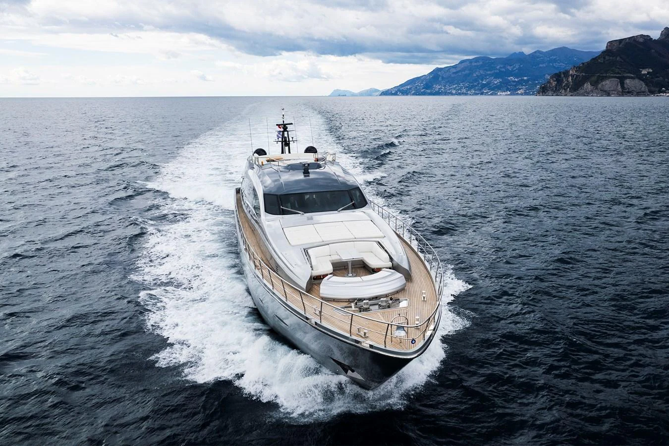 a boat on the water aboard GRACE Yacht for Sale