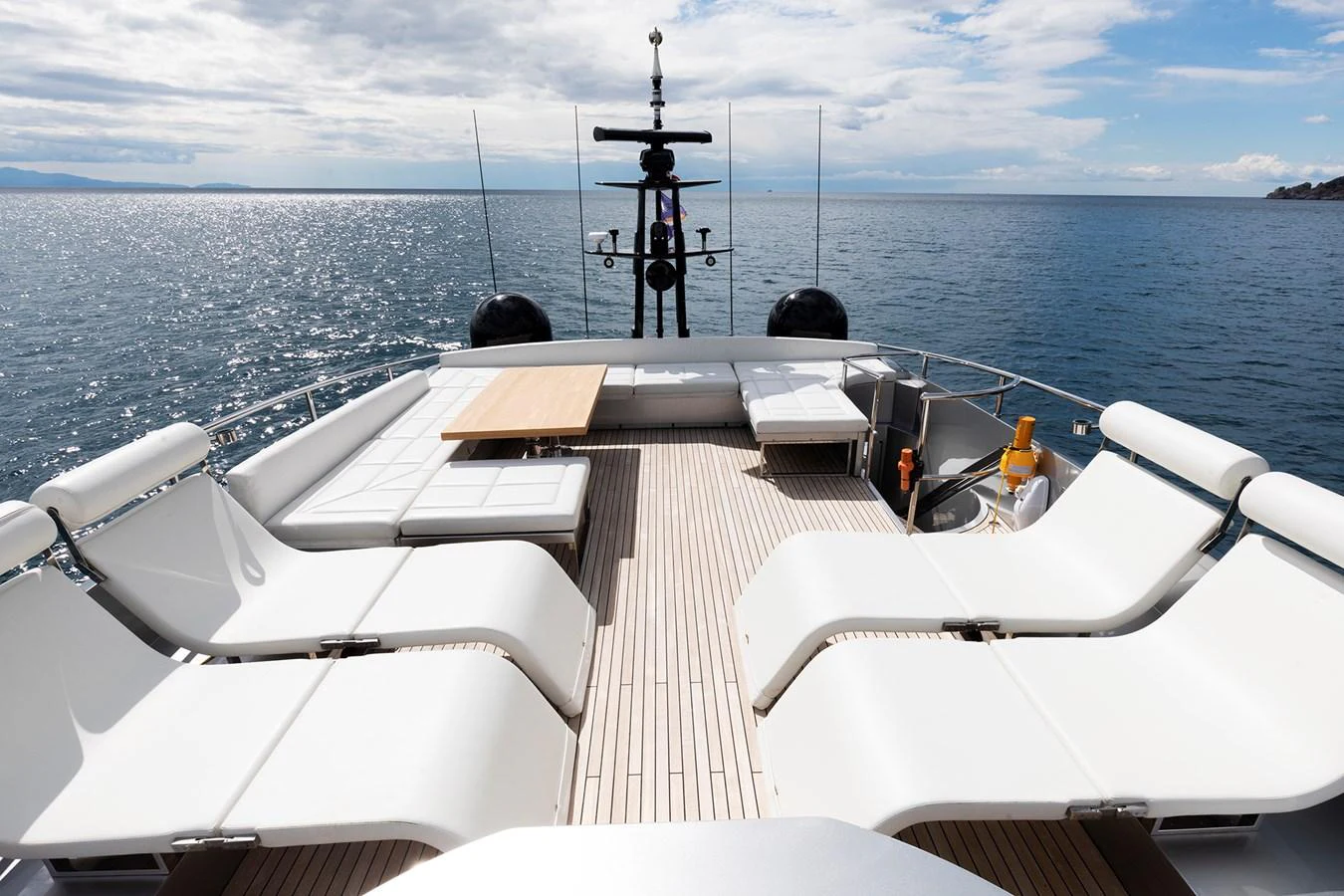 a boat on the water aboard GRACE Yacht for Sale