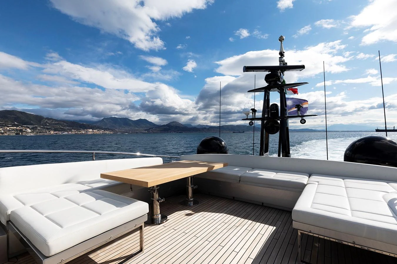 a boat on the water aboard GRACE Yacht for Sale