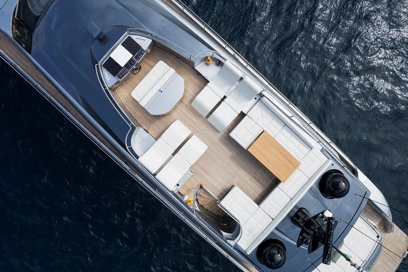 a boat on the water aboard GRACE Yacht for Sale