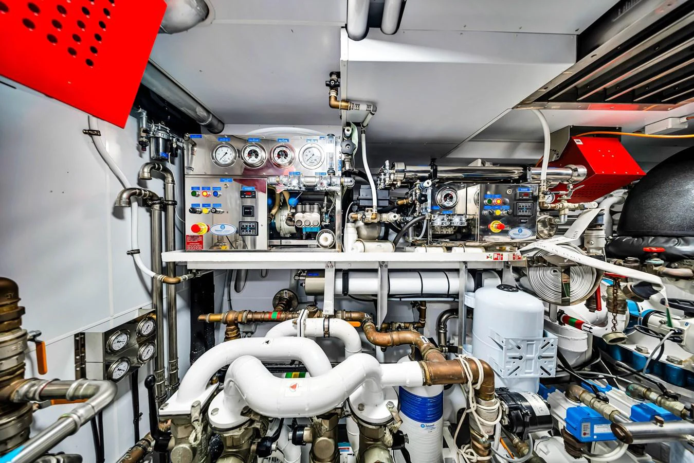 The engine room is equipped with advanced machinery and control systems, ensuring optimal performance and safety. aboard BAGLIETTO DOM 133 #5 Yacht for Sale