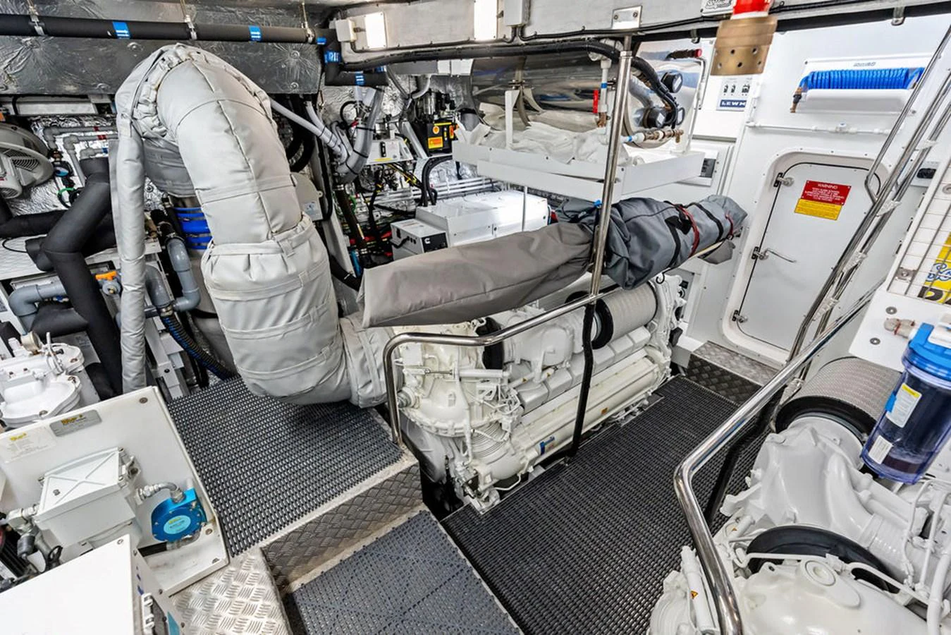 The engine room is equipped with advanced machinery and systems for optimal performance. aboard DOLCE FAR NIENTE Yacht for Sale