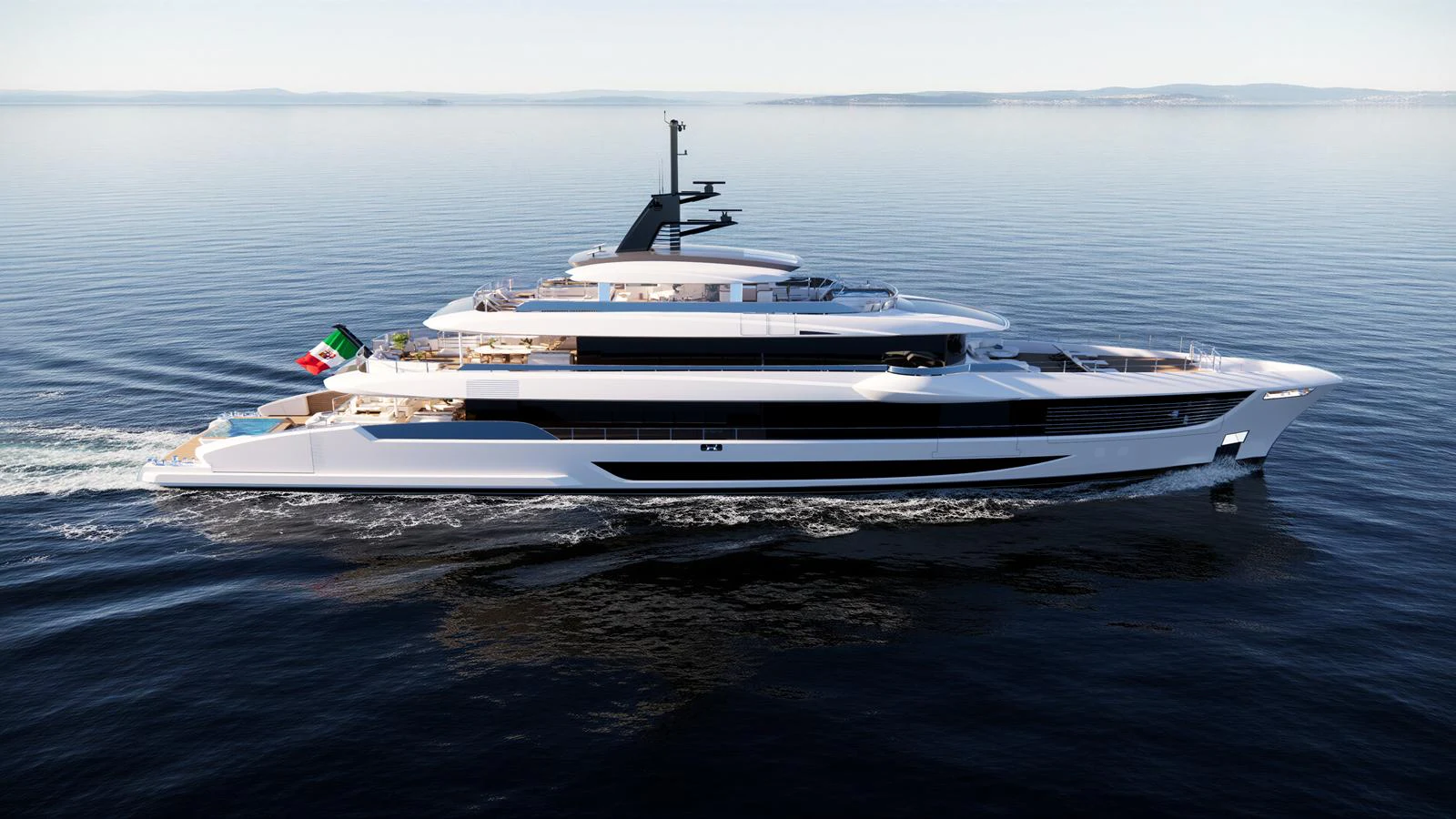 A sleek and modern yacht glides effortlessly across calm waters, showcasing its elegant design and luxurious amenities. aboard NUVOLARI LENARD 52 PLUS Yacht for Sale