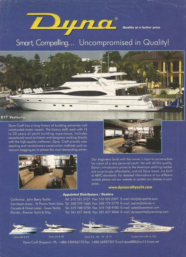 This sleek yacht is docked at a marina, showcasing its elegant design and spacious decks. aboard SHOW ME THE MONEY Yacht for Sale