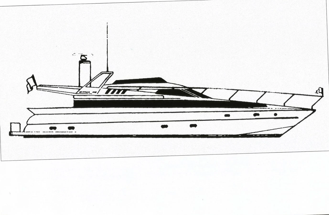 A sleek and modern yacht with a streamlined profile and elegant design. aboard SHOW ME THE MONEY Yacht for Sale