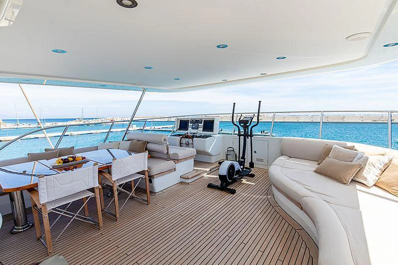 a boat on the water aboard GALENA Yacht for Charter