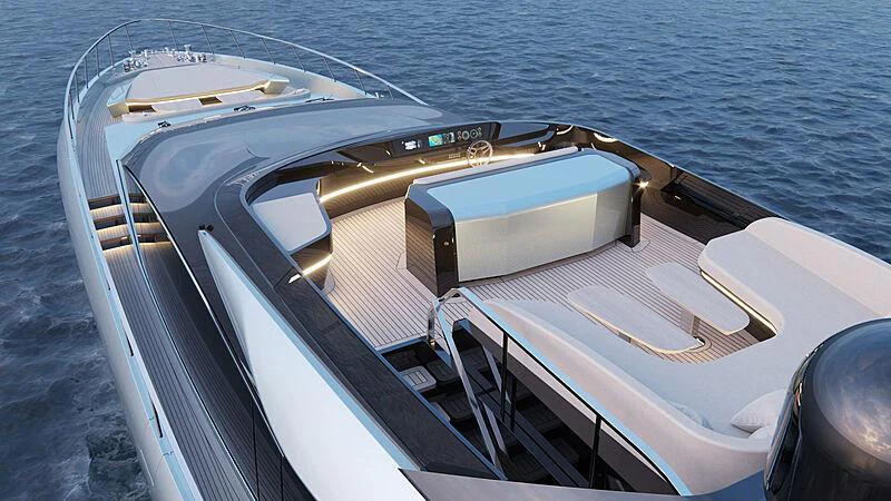 a boat on the water aboard OFFLINE Yacht for Charter