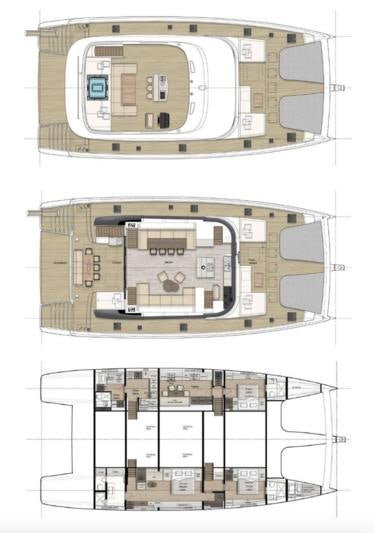 diagram, engineering drawing aboard BUNDALONG Yacht for Charter