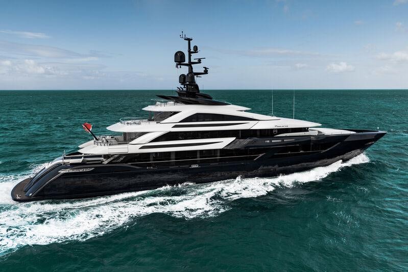 a boat on the water aboard RESILIENCE Yacht for Charter